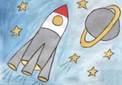 анимация космоса для детей фотообои детские - TenStickers