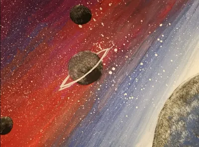 Интерьерная картина на холсте \"Космический корабль\" космос, фантастика,  размер 25x25 см - купить по низкой цене в интернет-магазине OZON (510983176)