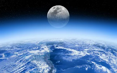 Скачать обои земля, космос, луна, earth, space разрешение 3840x2400 #104462