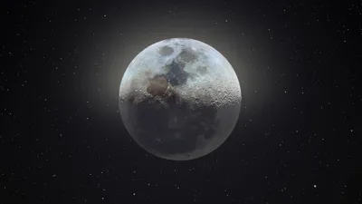 Рисунок луны в космосе - 76 фото