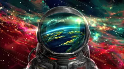 Фон нарисованный космический - 83 фото