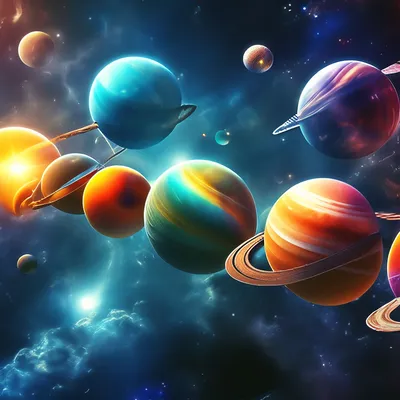 планеты солнечной системы на черном фоне с несколькими планетами на них,  космические фотографии планет, планета, пространство фон картинки и Фото  для бесплатной загрузки