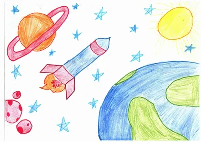 Конкурс детских рисунков «Путешествие в космос» — Российские космические  системы