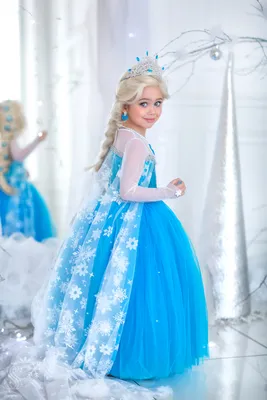 Детский костюм Эльзы, платье принцессы на Хэллоуин для вечеринки, детская  одежда на день рождения | AliExpress
