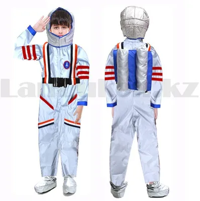 Детский костюм астронавта: кепка, комбинезон, перчатки, имитация сапог,  рюкзак (Италия) купить