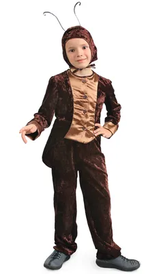 Костюм муравья милого шаржа мальчика нося Иллюстрация вектора - иллюстрации  насчитывающей платье, костюм: 111234165