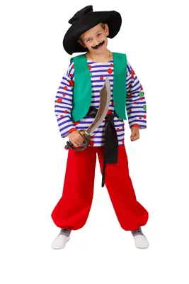 Карнавальный костюм Бармалей разбойник детский для мальчика ec604 купить в  интернет-магазине - My-Karnaval.ru, доставка по России и выгодные цены