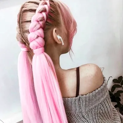Почему косы с канекалоном носятся дольше, чем просто косы из своих волос?  Канекалон, в отличие от своих волос, имеет более однородную… | Instagram