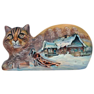 Кот очень релеестичен кот зима» — создано в Шедевруме