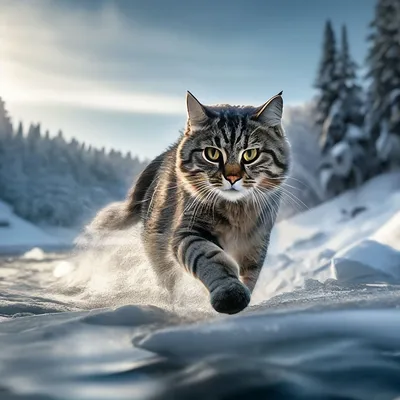 Кот и зима стоковое фото. изображение насчитывающей куртка - 143926610