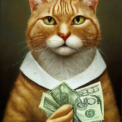 Кот с мешком кредитной карты и денег Стоковое Изображение - изображение  насчитывающей мотивировка, сделайте: 191644103
