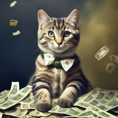 Смешной кот с деньгами стоковое фото ©funny_cats 90888880