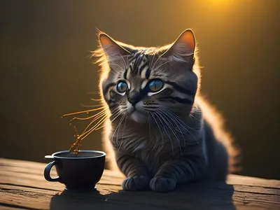 Кот, что я делаю, я пью кофе и знаю вещи, Картина на холсте, смешная кошка  пьет кофе, постер с кошкой и кофе | AliExpress