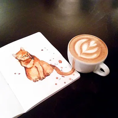 кофе :: кошки с кофе :: catsu / смешные картинки и другие приколы: комиксы,  гиф анимация, видео, лучший интеллектуальный юмор.
