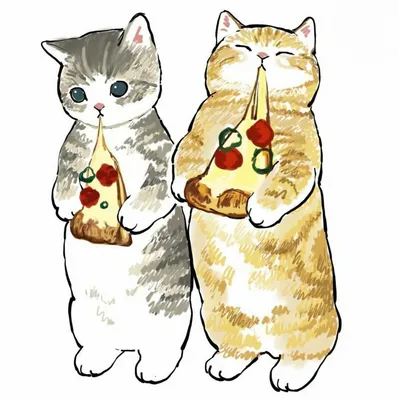 Mofu Sand | Иллюстрации кошек, Милые котики, Милые рисунки