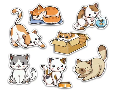 Котики как нарисованные мазками | Пикабу