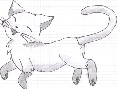 Коты рисунки карандашом для срисовки - 96 фото