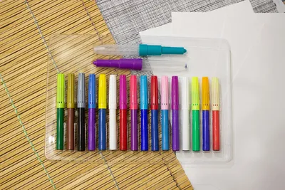 Маркеры для рисунков на воде + керамическая ложка в подарок/набор маркеров  для рисования/фломастеры для воды - купить с доставкой по выгодным ценам в  интернет-магазине OZON (596831054)