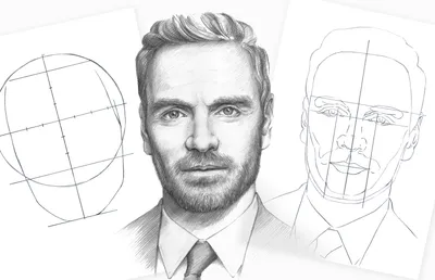 Как научиться рисовать лицо человека поэтапно?