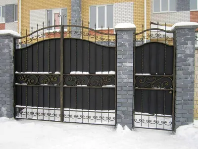 Кованые ворота и калитки в разных стилях | Кованые изделия в Красноярске
