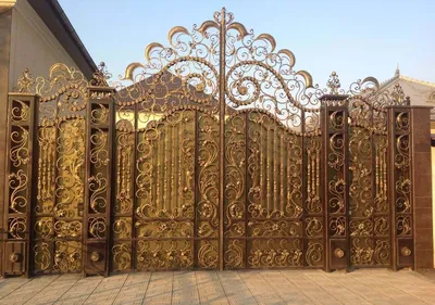 Кованые ворота, изготовление кованых ворот на заказ - Мастерская ВОРОБЬЕВА