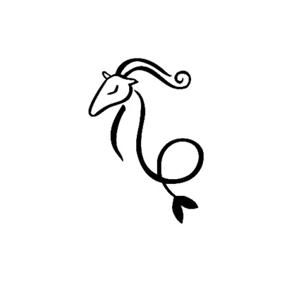 Знак зодиака козерог иллюстрация» — создано в Шедевруме