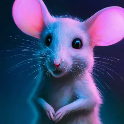Картинка красивая мышка ❤ для срисовки