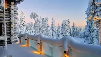 Картинки зима, природа, снег, горы, домик, красиво - обои 1920x1080,  картинка №163376