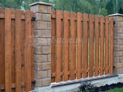 Как сделать деревянный забор своими руками - советы и рекомендации -  Заборкин