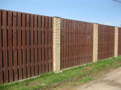 Купить деревянный забор цене за метр в Екатеринбурге | Строительство  деревянных заборов - СК Русский дом