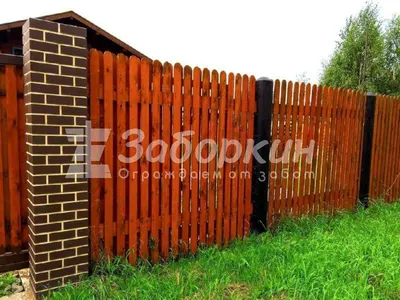 деревянный забор с горизонтальными досками | Backyard fences, Fence design,  Privacy fence designs