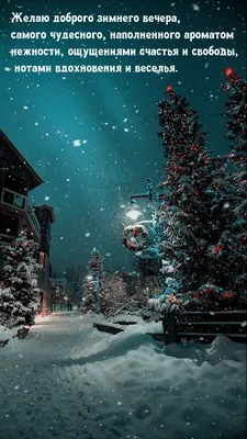 Чудесного зимнего вечера (54 фото) - 54 фото