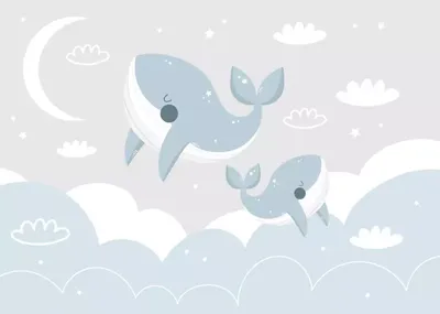 Пин от пользователя Лиза на доске Плакат | Иллюстрация кита, Искусство  изображения китов, Милые рисунки