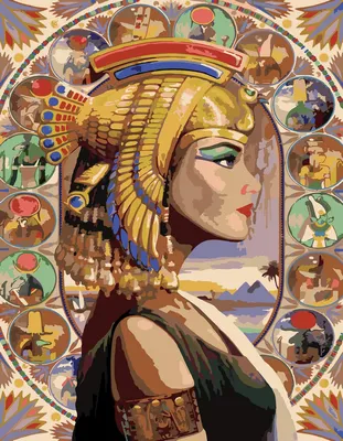 Красивые постеры с леопардовым принтом Клеопатры из древнего Египта от Ho  Me Lili | AliExpress