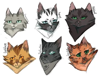 Коты воители по клеточкам рисунки (48 фото) » рисунки для срисовки на  Газ-квас.ком