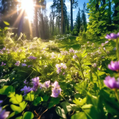 Весенний Лес С Туман Красивые Естественный Пейзаж Винтажном Стиль —  стоковые фотографии и другие картинки Весна - iStock