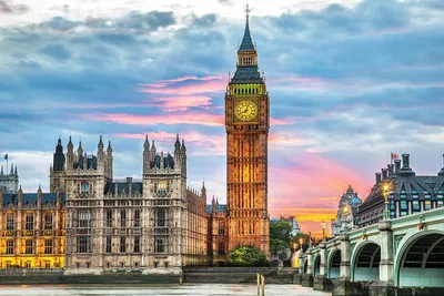 Красивый вид Лондона, Великобритания Стоковое Фото - изображение  насчитывающей великобританское, река: 71974808