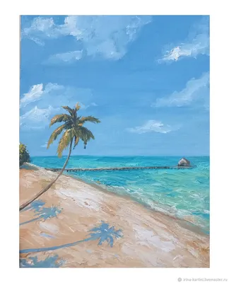 красивые пальмы на тропическом солнечном пляже Стоковое Фото - изображение  насчитывающей песок, лето: 228033450