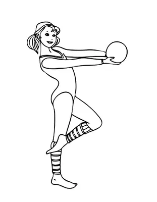 спорт. задний вид юной и активной фитнес-девушки, протягивающей руки за  игрой Стоковое Изображение - изображение насчитывающей уверенно, портрет:  229834769