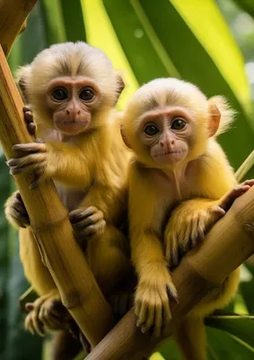 Красивые обезьяны на открытом воздухе | Бесплатно Фото