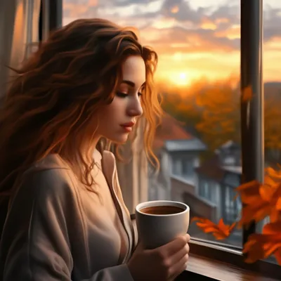 Красивые осень и кофе