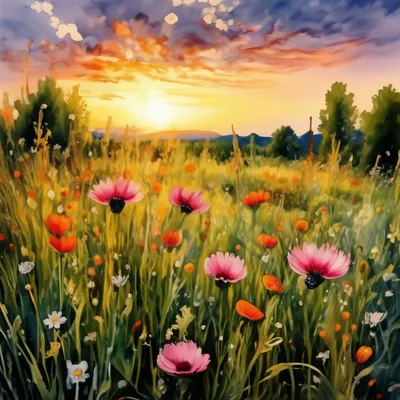 Цветы, фото, обои, природа, поле, солнце, красивые картинк… | Flickr