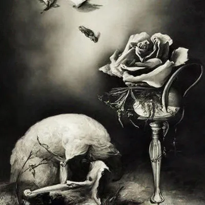 Смерть на кладбище, красиво, …» — создано в Шедевруме
