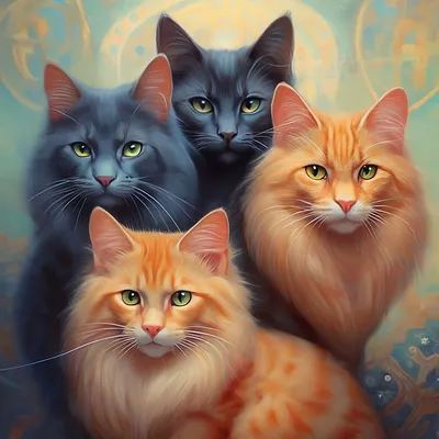Милые котики художницы mofu sand🤍 #рек #кот | TikTok
