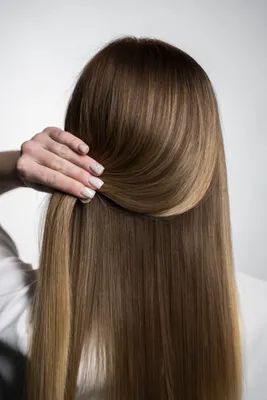 Красивые длинные темно-русые волосы» — создано в Шедевруме