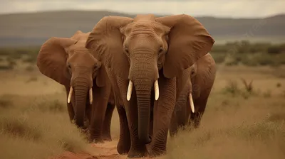 образы африканских слонов в Африке Иллюстрация штока - иллюстрации  насчитывающей трава, сумрак: 273591819