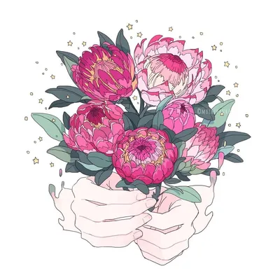 Пин от пользователя Candy на доске M 美圖~花 | Красивые цветы, Рисунки цветов,  Рисунки роз