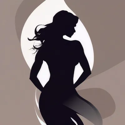 Силуэты Сексуальные Красивые Женщины Танцуют Клипарты, SVG, векторы, и  Набор Иллюстраций Без Оплаты Отчислений. Image 9088577
