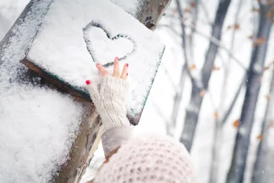 Картинки красивые про снежную любовь (65 фото) » Картинки и статусы про  окружающий мир вокруг