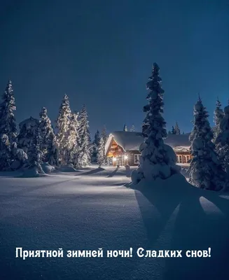 Доброй зимней ночи пожелания в прозе - 68 фото